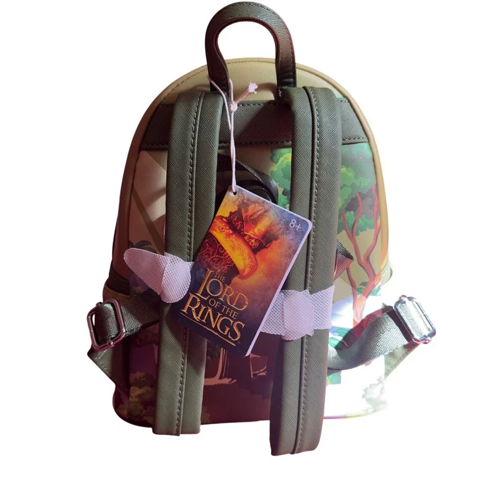 The Lord Of The Rings Rivendell Mini Backpack Loungefly Faux Leather - Picture 4 of 6
